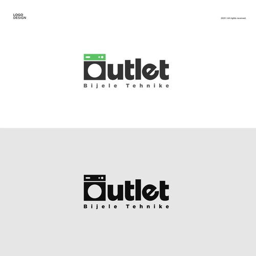 New logo for home appliances OUTLET store Design by MEGA MALIK