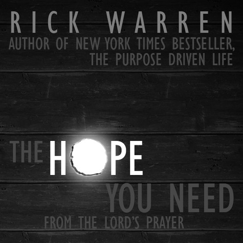 Design Rick Warren's New Book Cover Réalisé par NXNdesignz