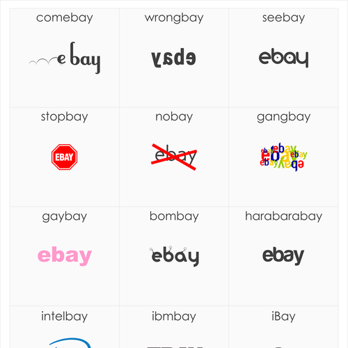 99designs community challenge: re-design eBay's lame new logo! Réalisé par Tohuvabohu