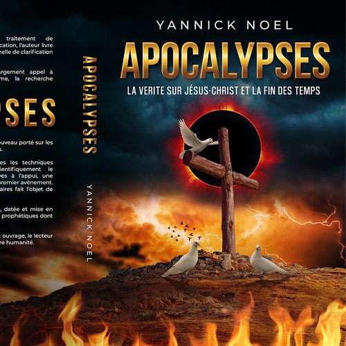 "APOCALYPSES La vérité sur Jésus-Christ et sur la fin des temps" winning Book cover by Evocative ✘