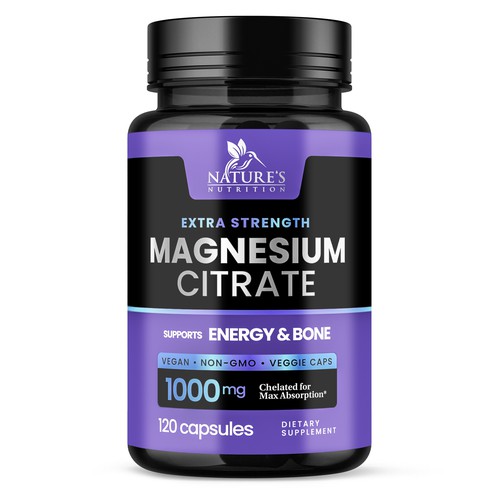 Premium Magnesium Citrate Design needed for Nature's Nutrition Design by Davi Giolo ★