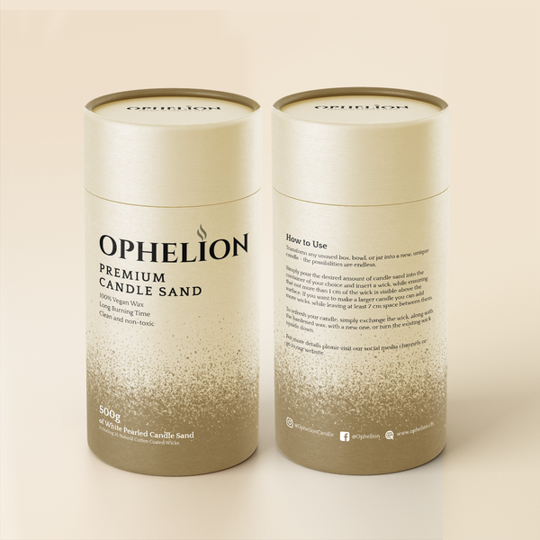 OPHELION Premium Candle Sand Packaging