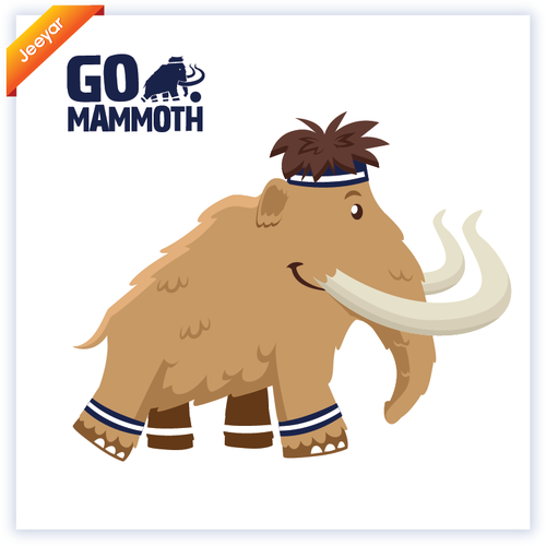 Diseño de Mammoth Mascot (2D Illustrator with Depth to Pop) de JEEYAR