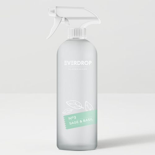 Premium Spray Bottle and Packaging for Cleaning Supplies Design by VoiceDesign