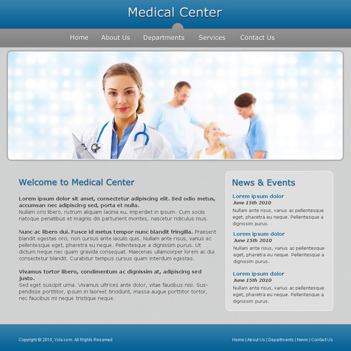 1-3 Page Website Template Design von xara