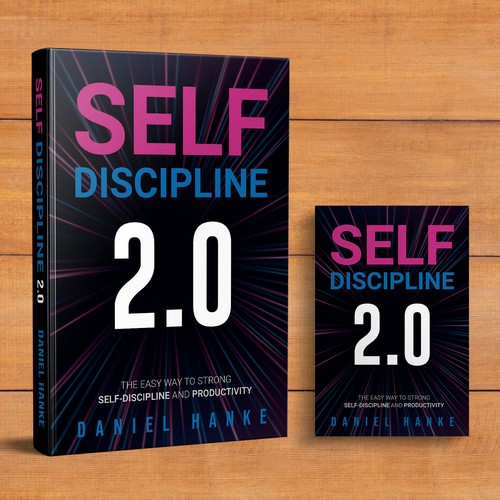 Book cover for a book about SELF-DISCIPLINE Design by DZINEstudio™