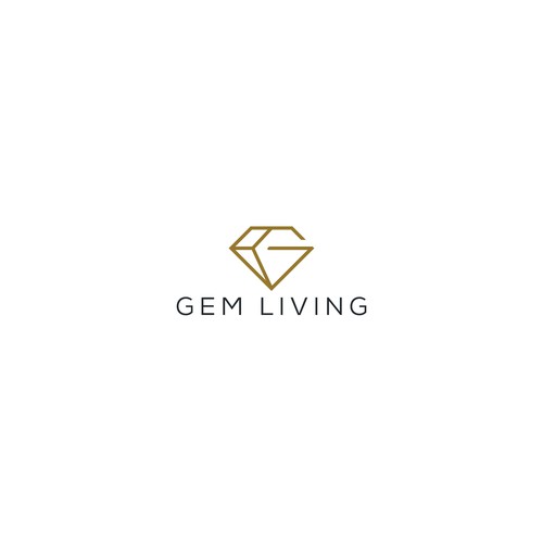 Geometrical, minimalist, modern brand design for Gem Living Design by Mittpro™ ☑