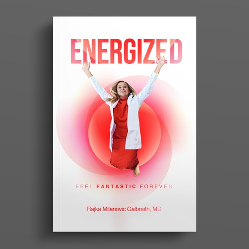Design a New York Times Bestseller E-book and book cover for my book: Energized Design by Wizdizz