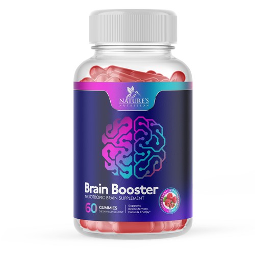 Brain Booster Supplement Design Needed for Nature's Nutrition Design by UnderTheSea™