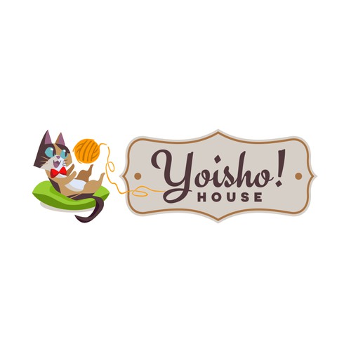 Cute, classy but playful cat logo for online toy & gift shop デザイン by Aries N