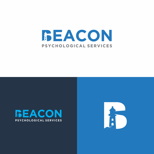 Logo for psychologist private practice providing therapy. Serious but hopeful. Design by Nirvana666