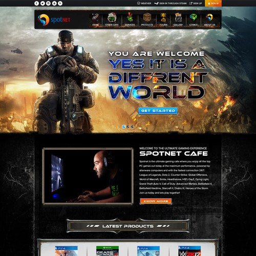 Spotnet website Design von Jasmin_A (AMPLE)