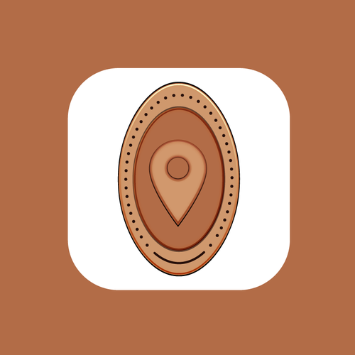 Modern iOS app - pressed penny locator app designed for coin collectors Design by MAM2