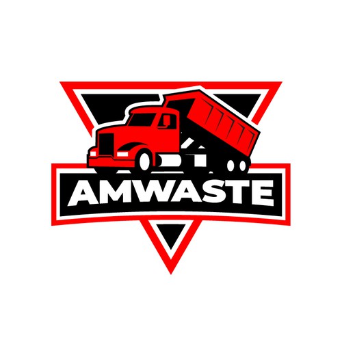 Amwaste Logo Design Design by Tumpal Utomo