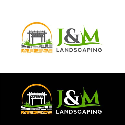 Hardscape/Landscape Logo Design, we build amazing backyards! Design by Schöpfer