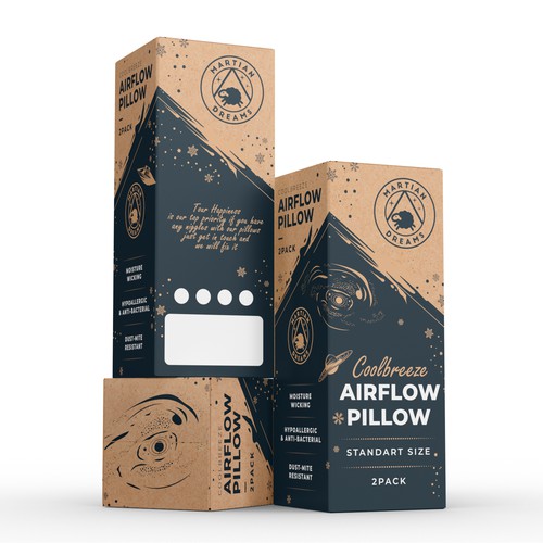 Fun Carton Design for a Super Airflow Pillow Design by Ny.Studio's