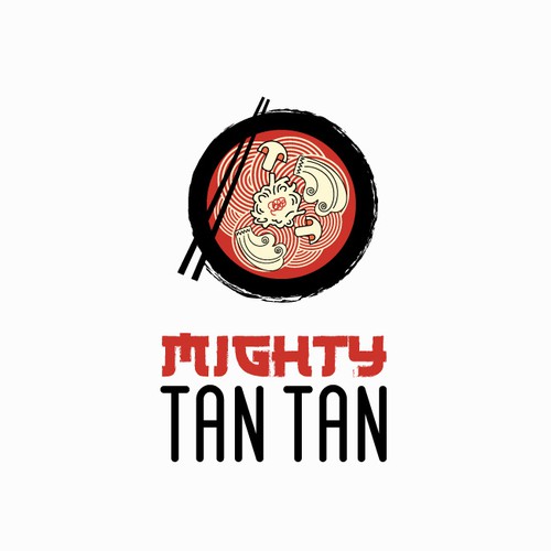 Japanese Tan Tan Ramen Shop Logo Design by A. R.