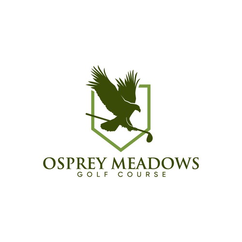 Golf Course Logo - Osprey Meadows Golf Course at Tamarack Design by IceDice™