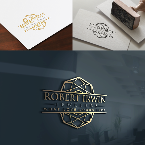 Design by Sinem. titled "Robert Irwin Logo"