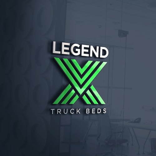Legend X Truck Bed's Logo Design by ChioP