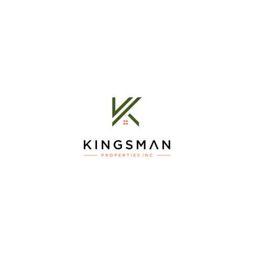 Kingsman Properties logo Design by m.alvn™