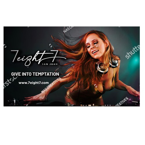 Billboard for a Nightclub and Gentlemen’s Club Design by Sketch Media™