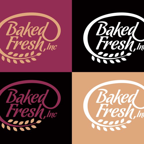 logo for Baked Fresh, Inc. Design by +CHRIST+