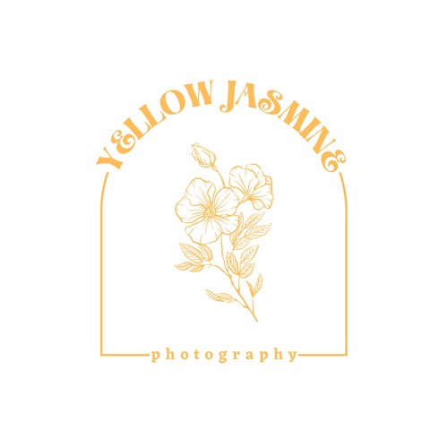 Yellow Jasmine Photography Logo Design Design by aybikekcbs