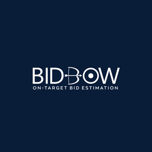 Logo for a construction bidding software product, design concept of "bow, arrow and target" Design by Equipe.X7