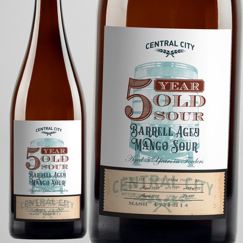 Premium Craft Sour Beer Label Design by Windmill Designer™