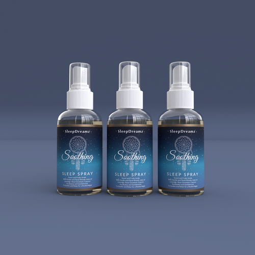 Sleep Spray label design for global Sleep brand Design by Tamara.D