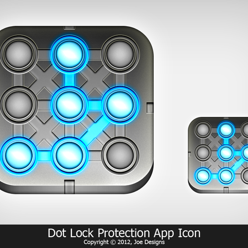Help Dot Lock Protection App with a new button or icon Design von Joekirei