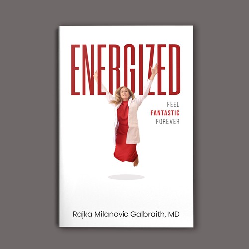 Design a New York Times Bestseller E-book and book cover for my book: Energized Diseño de fingerplus