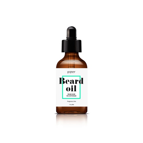 Create a High End Label for an All Natural Beard Oil! Design por Dennotben