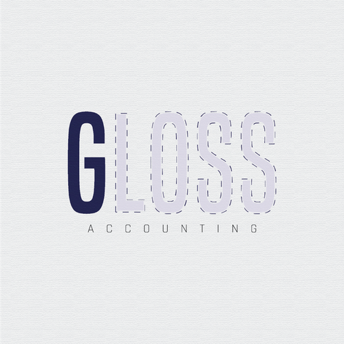 Logo for Gloss Accounting Design by rekah.studio
