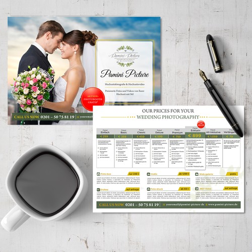 Postcard, flyer or print contest entry by zenefashions