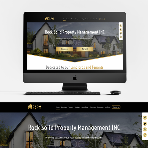 Design a Lux Property Management Website that WOWs Investors! Design by Toud 7