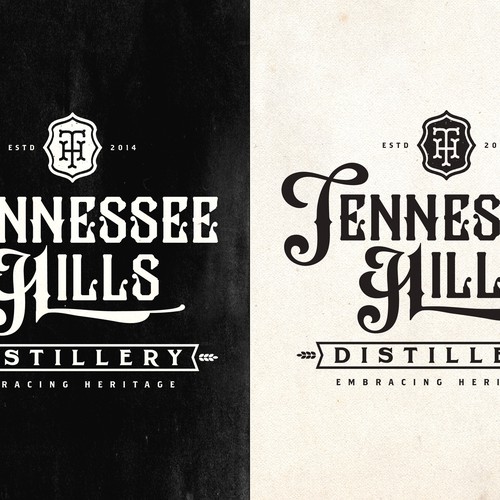 Design di Tennessee Hills Distillery Logo Design Contest di rl X