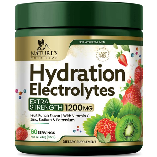 Hydration Electrolytes Design Needed for Nature's Nutrition Design by Black-Pepper