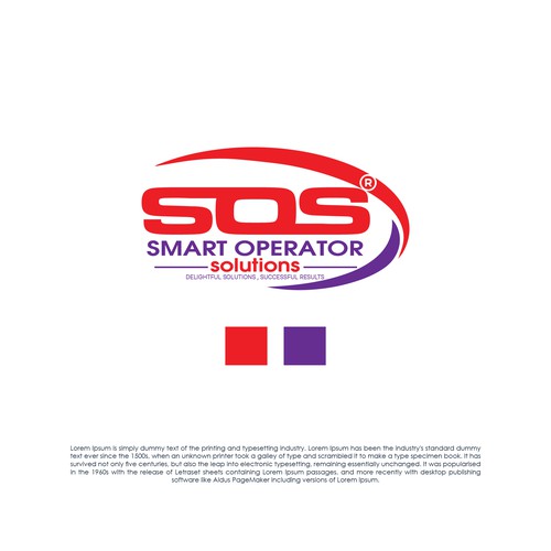 SOS, Smart Operator Solutions logo design Design by multigraphicz™
