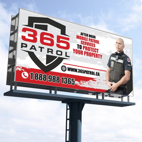 I need a billboard design for a Security Guard Company Design by 123Graphics