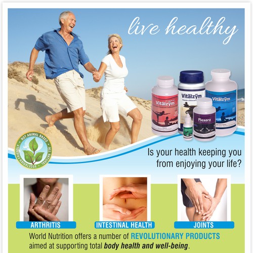 health products advertisements