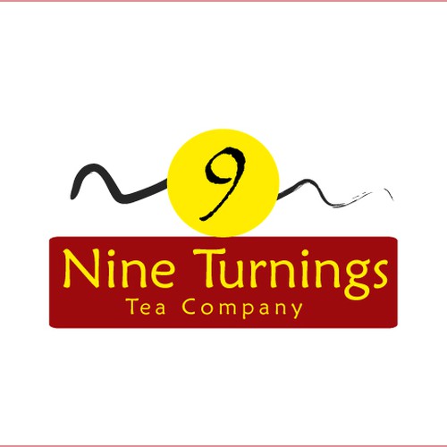 Tea Company logo: The Nine Turnings Tea Company Diseño de CREATEEQ