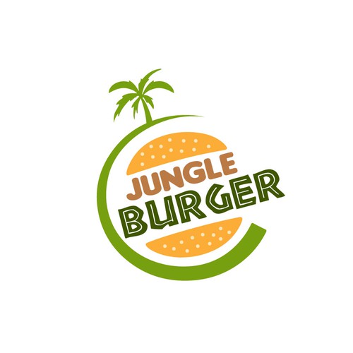 Jungle Burger logo, the alliance of pleasure and healthy eating | Logo ...