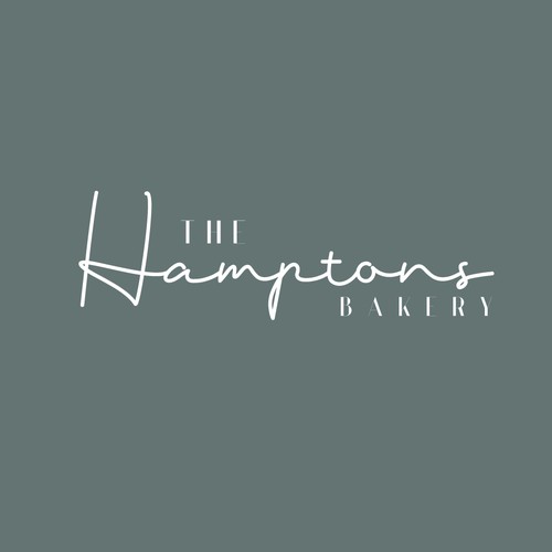 The Hamptons Bakery Logo Design by MANVI