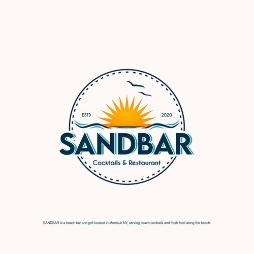 SANDBAR- CHIC Logo for Beachside Bar and Restaurant Design von Timuș Valerian