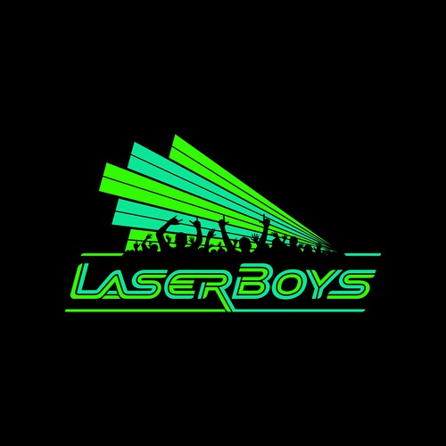 Upbeat logo design for laser-show hire/design company Design by 31Candles!