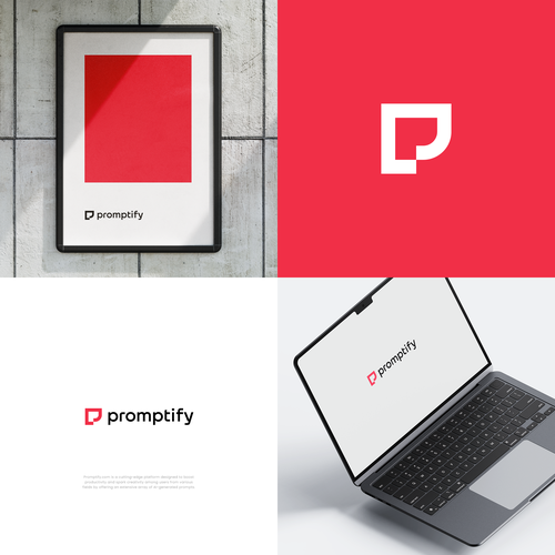 Modern, Simple and Sleek Logo for Promptify.com Design by mr.giraffe.design