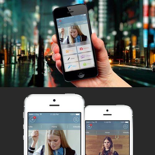 Award winning design for best in class mobile app PicsArt Design by Martin Zagawa