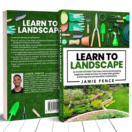 LOOKING FOR A UNIQUE AND BEAUTIFUL BOOK COVER DESIGN FOR A HOME LANDSCAPING BOOK Design by ryanurz